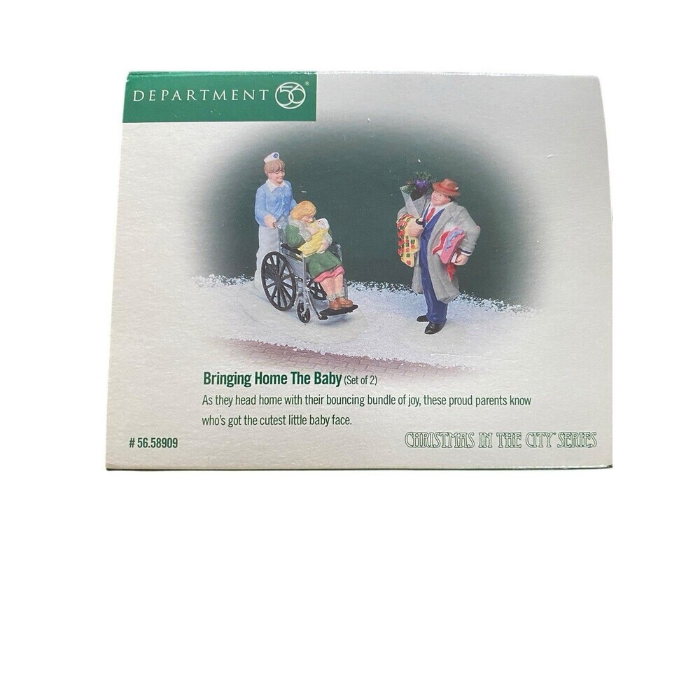 Dept 56 Bringing Home The Baby Heritage Village #56.58909 NOS